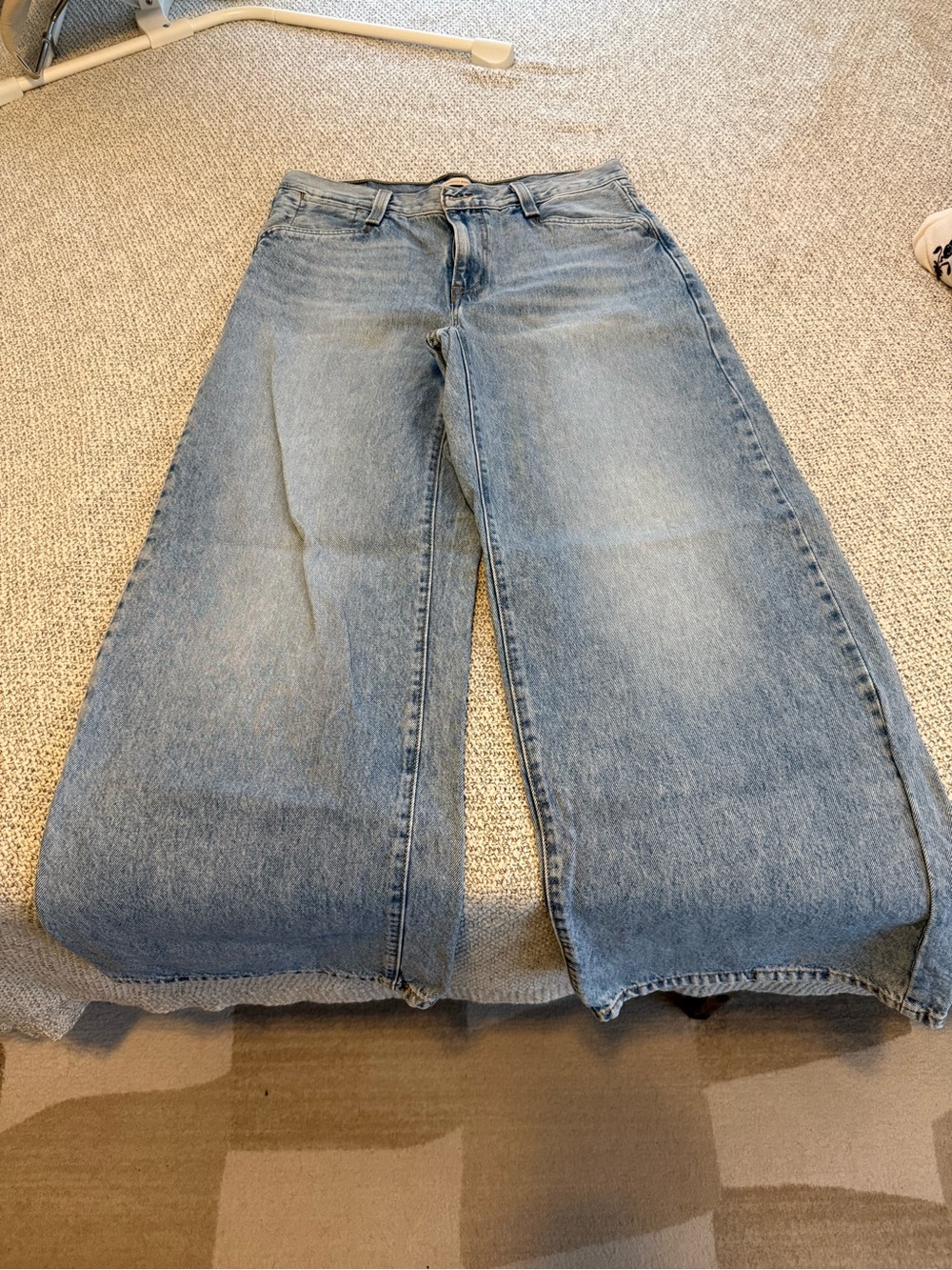 Levi's Light Blue Wide-Leg High-Rise Jeans